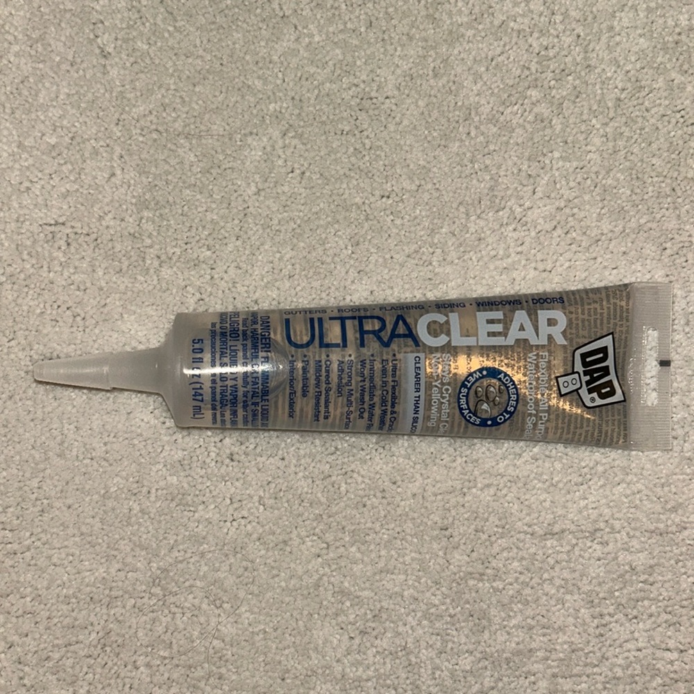 DAP Ultra Clear Flexible All Purpose Waterproof Sealant in Clear
